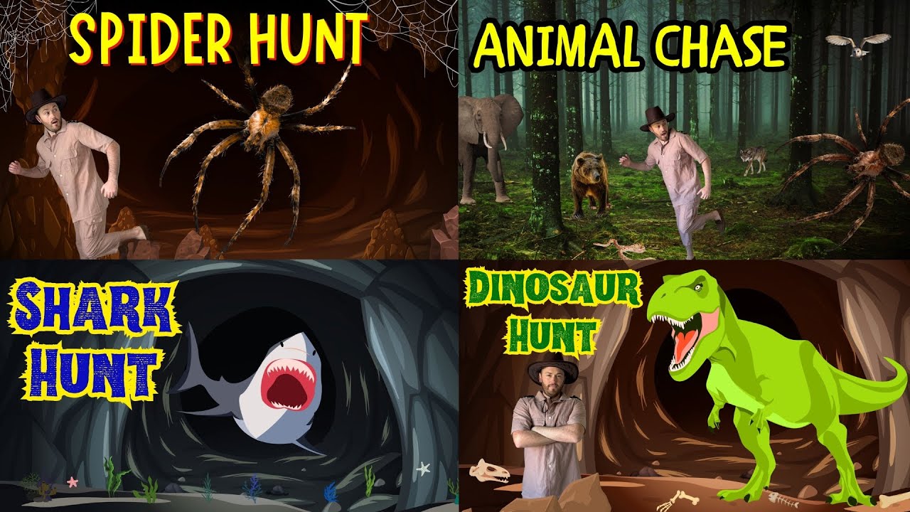 Bear Hunt Exercise Compilation | Bear Hunt | Nursery Rhymes | Videos for Children | Kids TV