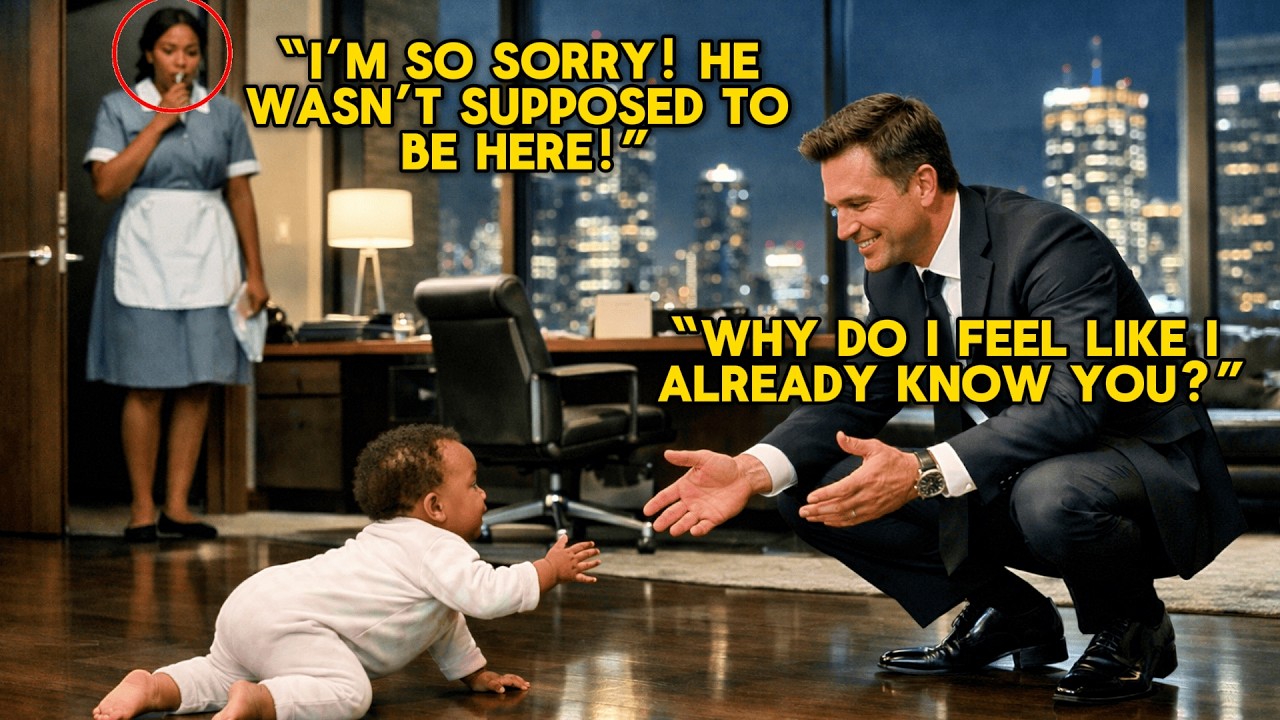 The Poor Black Maid’s Baby Crawled Into the Billionaire Boss’ Office —and Now He’ll Never Let Him Go