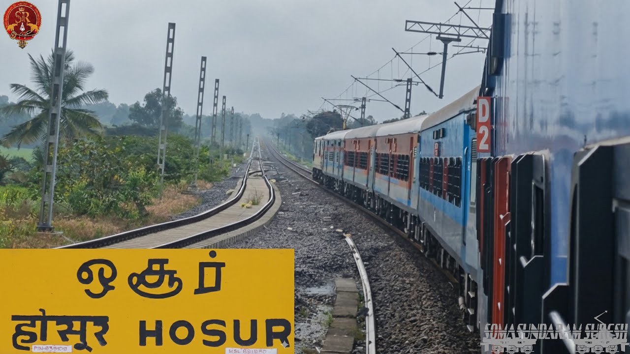 பெங்களூரு- ஓசூர் ಬೆಂಗಳೂರು- ಹೊಸೂರು  BANGALORE- HOSUR DOUBLING UPDATE | ERNAKULAM INTERCITY 