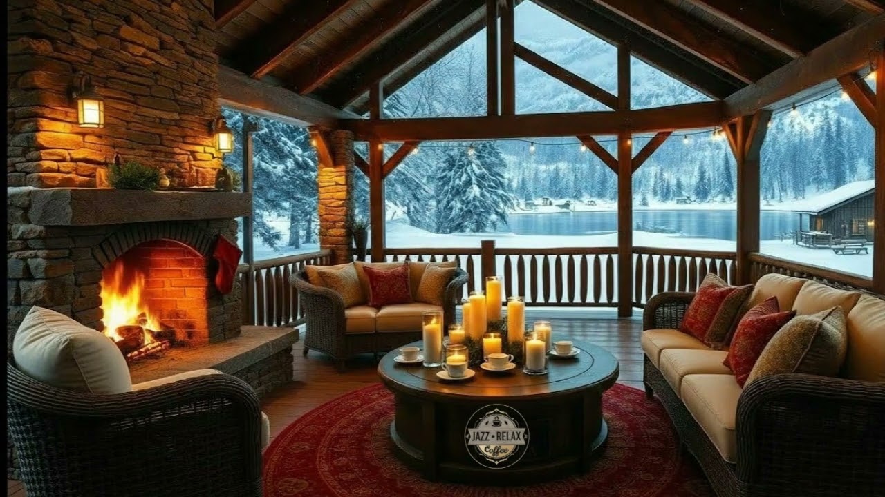 Warm Cozy Jazz 🔥 Relaxing Background Music for Study, Work & Stress Relief