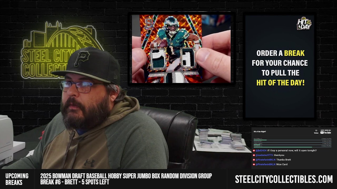 Wednesday Night Breaks w/ Brett in the Steel City Break Room - 1/21/2026