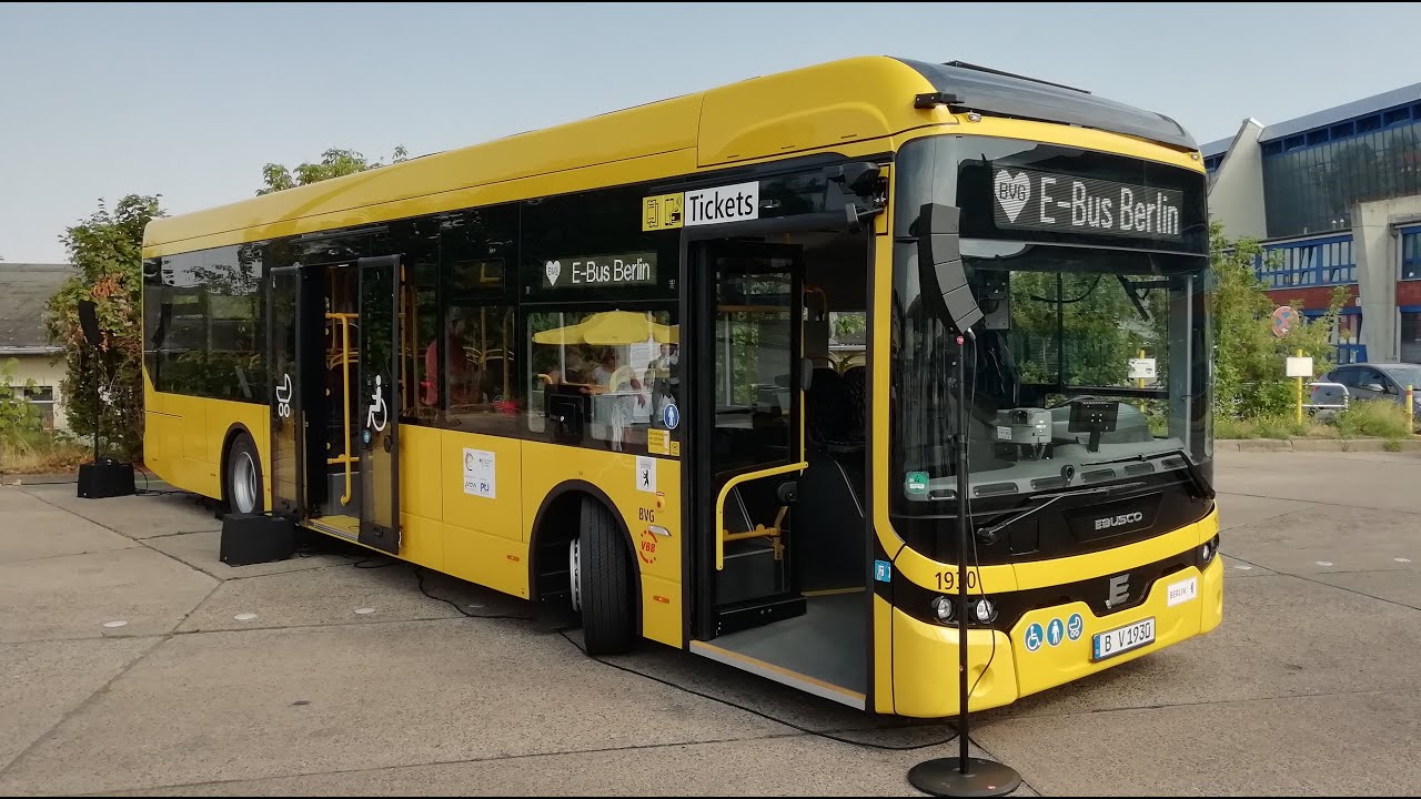 Ebusco 2.2 - Der neue Elektrobus für die BVG - Pressevorstellung 26. August 2022