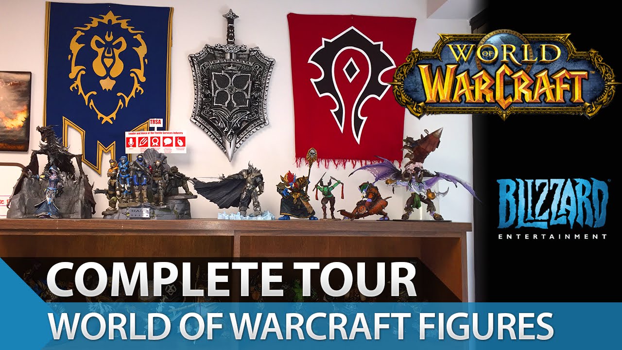 World of Warcraft Figures Collection at Work