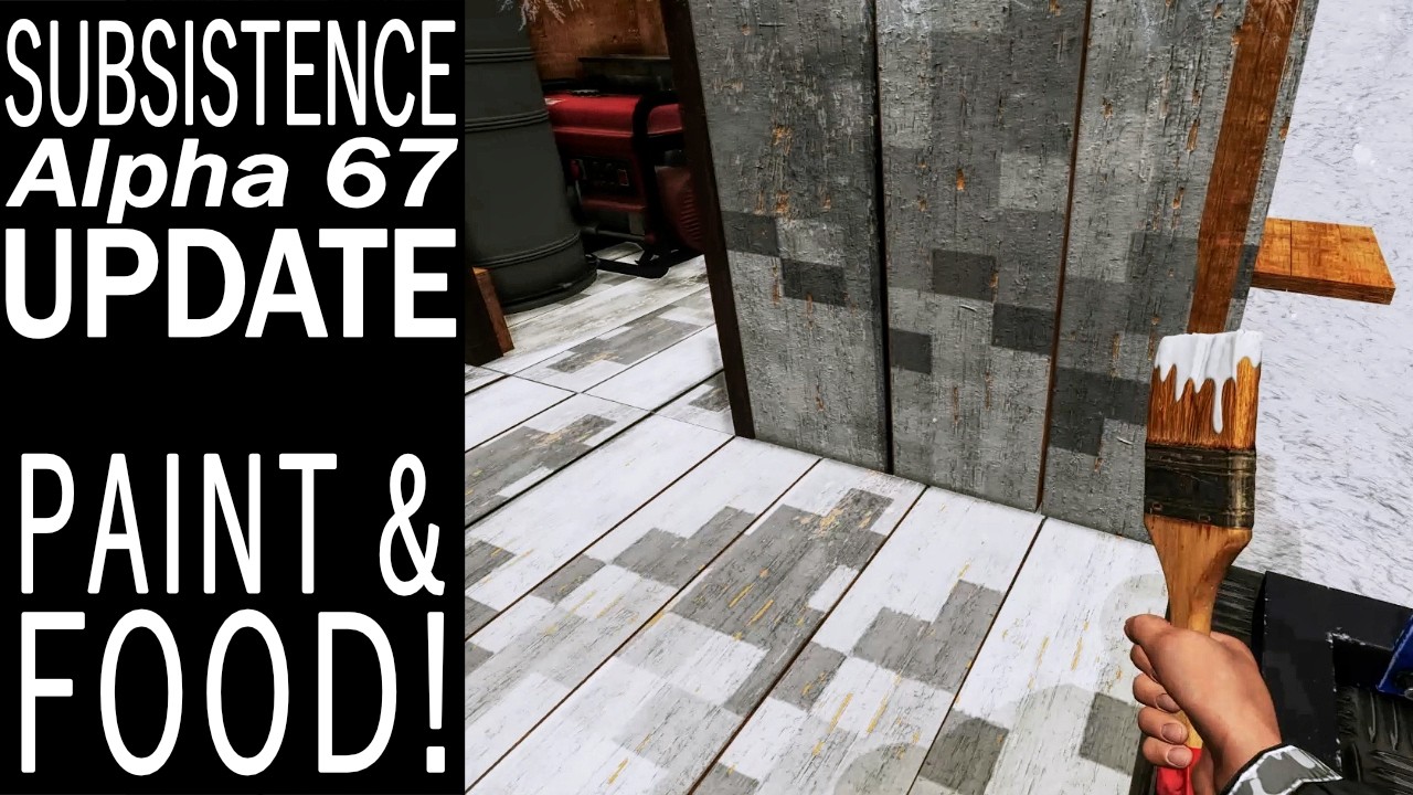 Alpha 67 Update: Paint & Food! | Subsistence Single Player Gameplay | EP 851 | Season 5