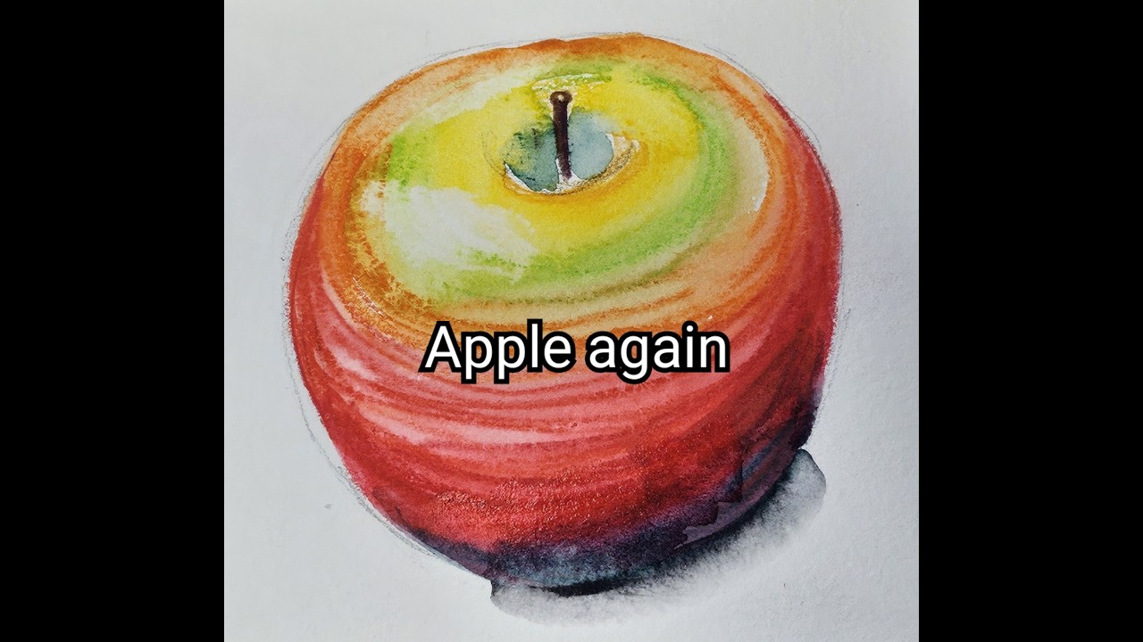 동그라미로 그리는 사과