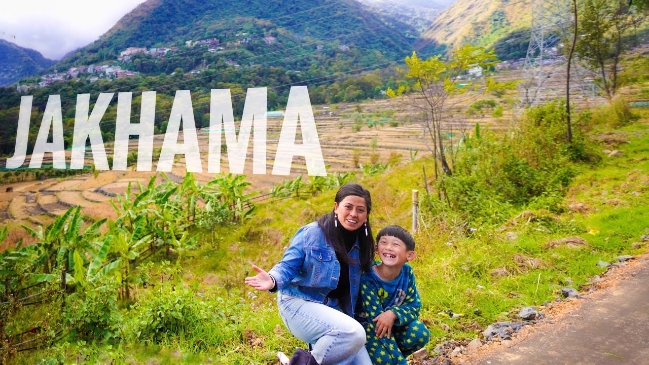 Jakhama - Happiest village of Nagaland | Village tour with cute little guide