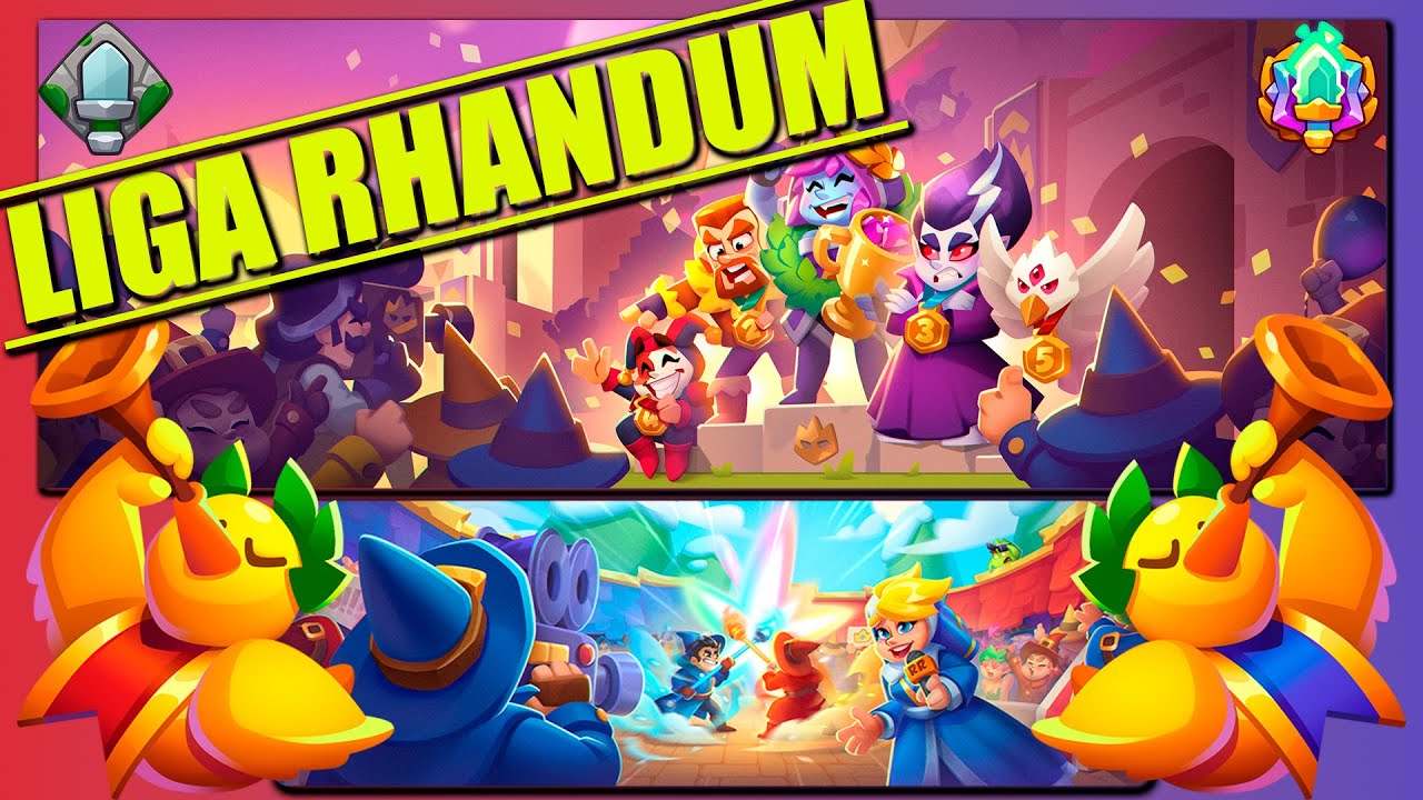 Rush Royale - Liga Rhandum está SHOW!!! l Gameplay português PT-BR