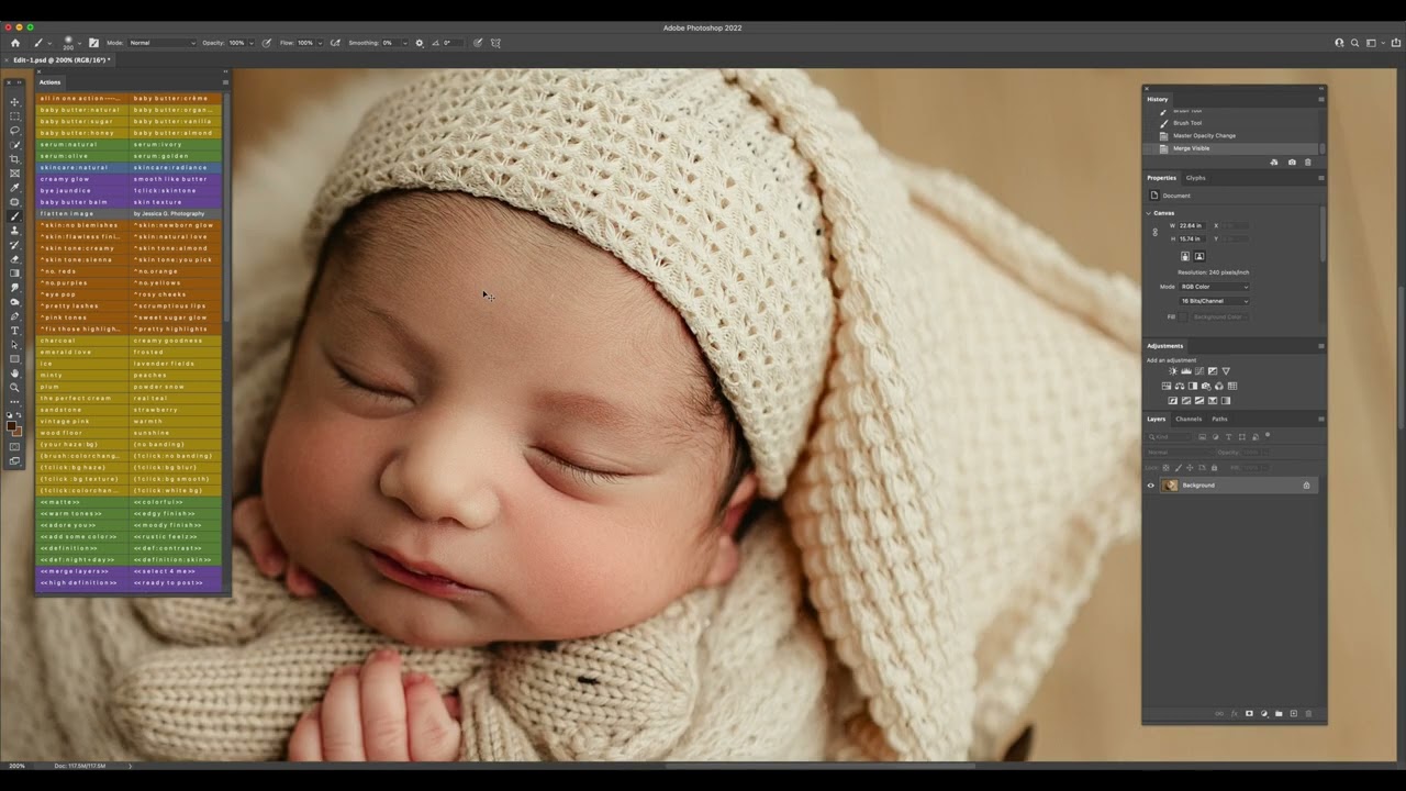 Newborn Photography Lightroom & Photoshop Editing with Jessica G. Photography