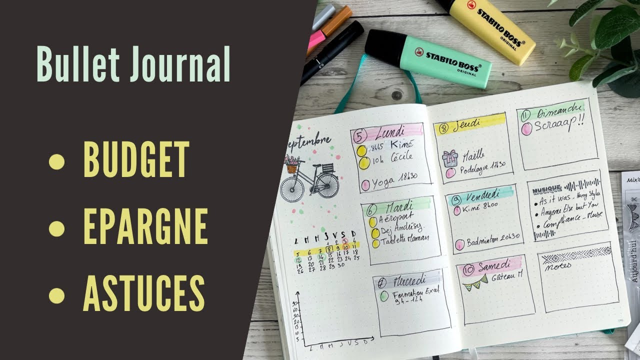 [Bullet Journal] BUDGET et EPARGNE, quelles pages créer ?