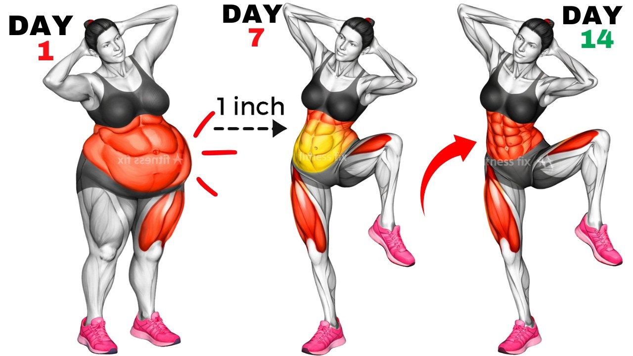 👙 SHRINK BELLY FAT Over 50? ➜ SMALLER WAIST & FLAT BELLY - Workout 2026 | 30 Min Standing NO JUMPING