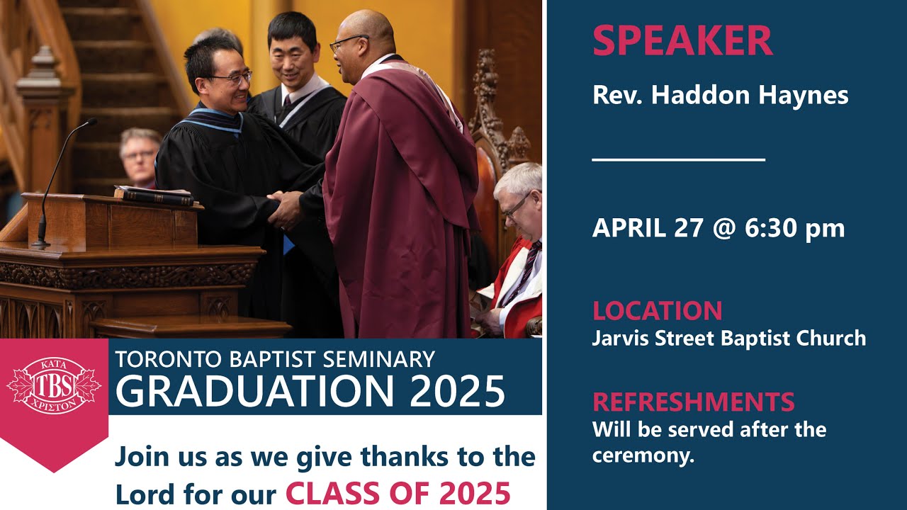 27 April, 2025 - TBS GRADUATION - Five Directives for the Lord's Servants