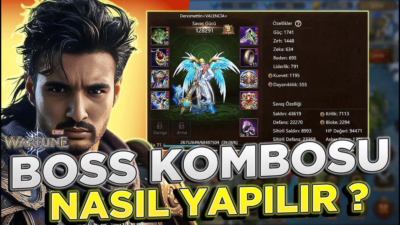 Wartune Ultra  | BOSS KOMBOSU NASIL YAPILIR 1. OLUNULUR ?😎🤩😱 !! Wartune Ultra Türkçe