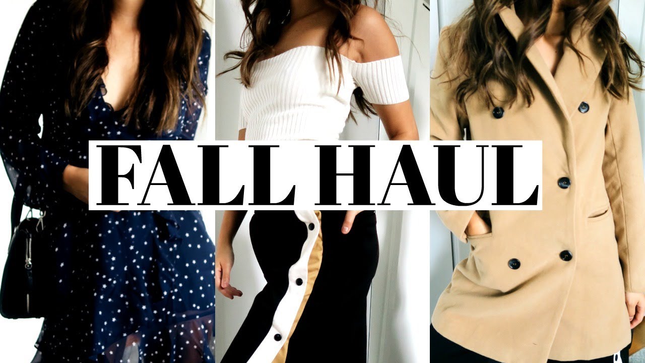 BIG TRENDY AF FALL HAUL | rachspeed