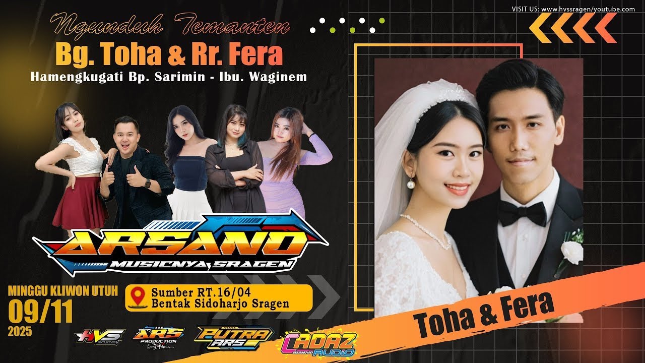 OM ARSANO - Cadaz Audio Live Sumber Bentak Sidoharjo