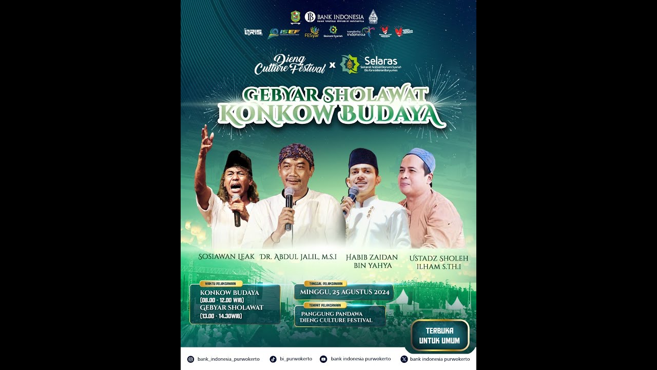 DIENG BERSHOLAWAT BERSAMA HABIB ZAIDAN BIN HAIDAR BIN UMAR BIN YAHYA