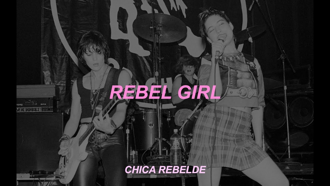 // Bikini Kill - Rebel Girl (Lyrics)  (Sub. Español) //