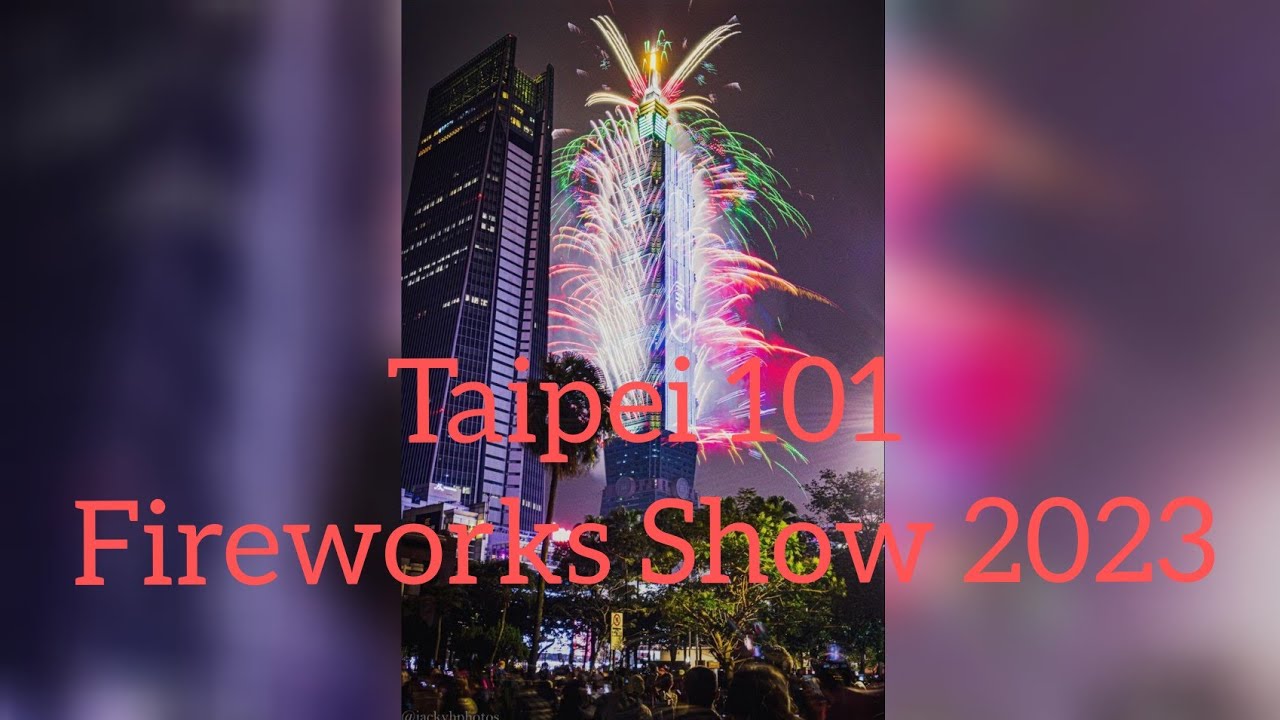 Live at Taipei 101 Fireworks New Years Eve Show 2023 #Taiwan2023 #nocopyrightinfringementintended