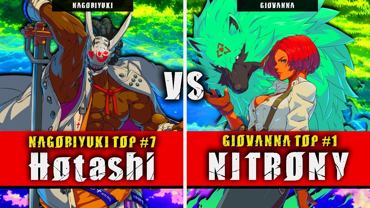 GGST | Hotashi (Nagoriyuki) VS NITRONY (Giovanna) | Guilty Gear Strive High level gameplay