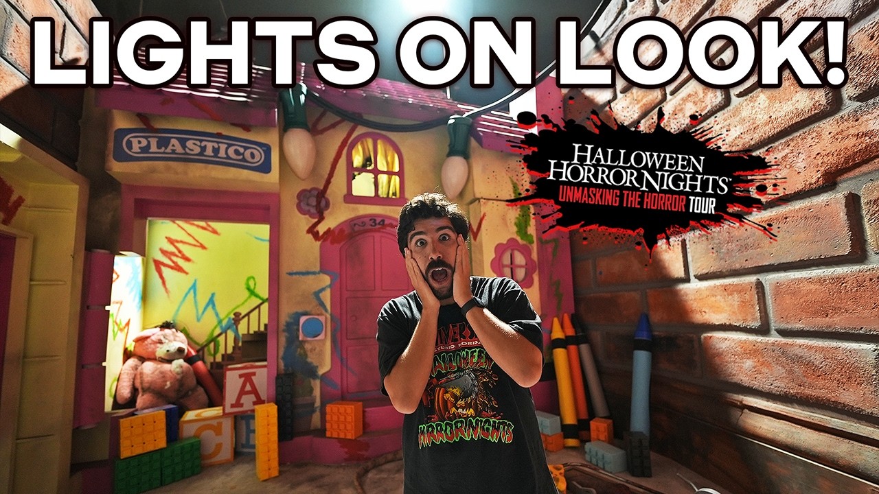 Looking INSIDE the Halloween Horror Nights 2025 Haunted Houses! Behind The Screams