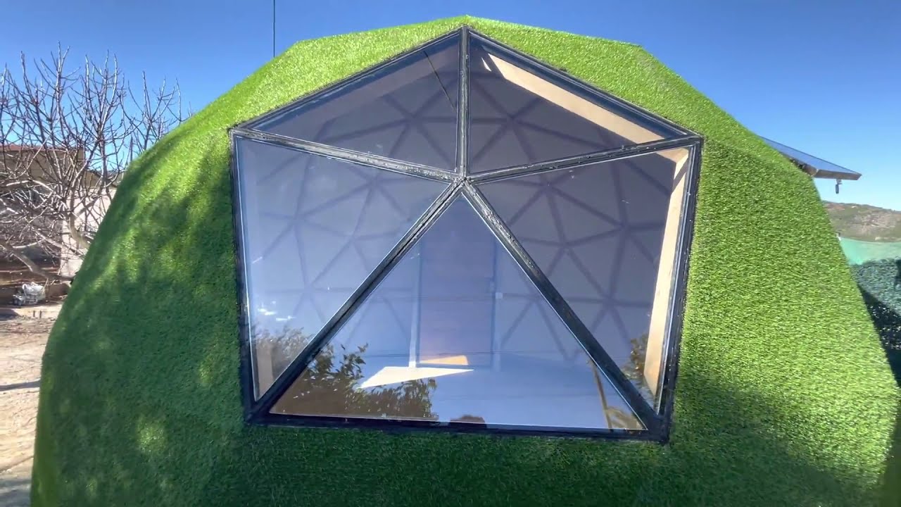 Interior de domo de 5 m de diámetro