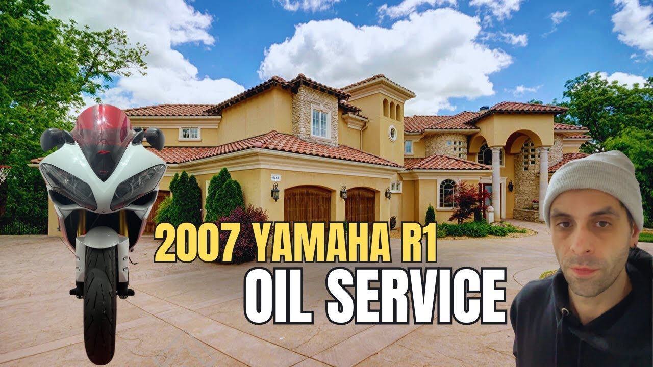 HOW TO CHANGE THE OIL ON 2007 YAMAHA R1