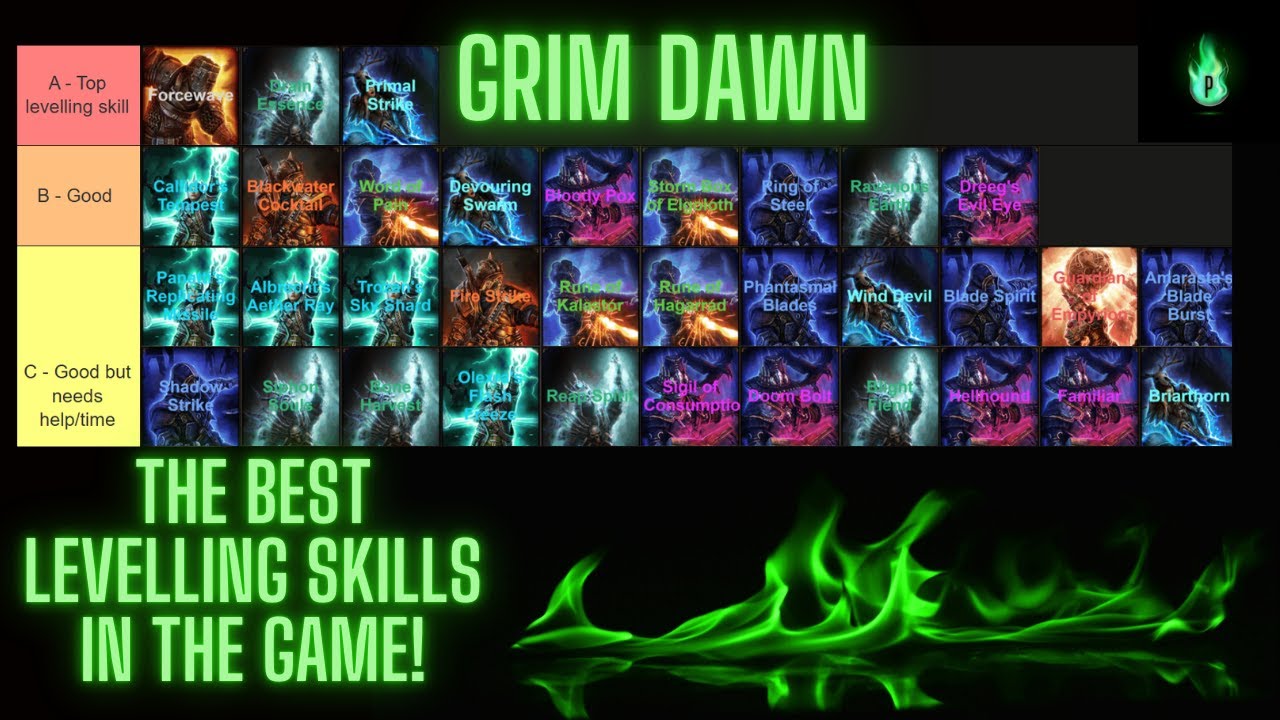 The Best Levelling Skills in Grim Dawn