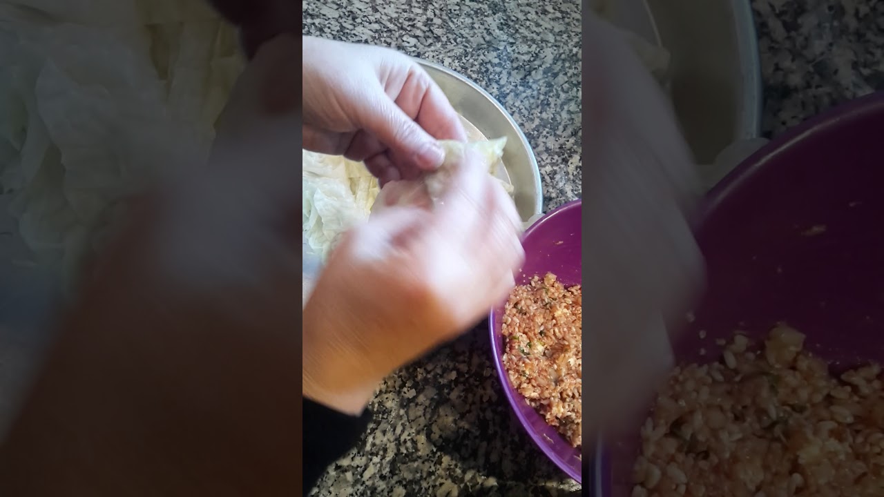 Etli Lahana Dolması ( Has Dolma )