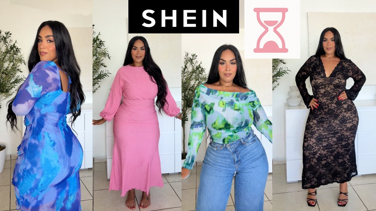 Try On Haul SHEIN CURVE | Ropa para Cuerpo Reloj de Arena PLUS SIZE 2025