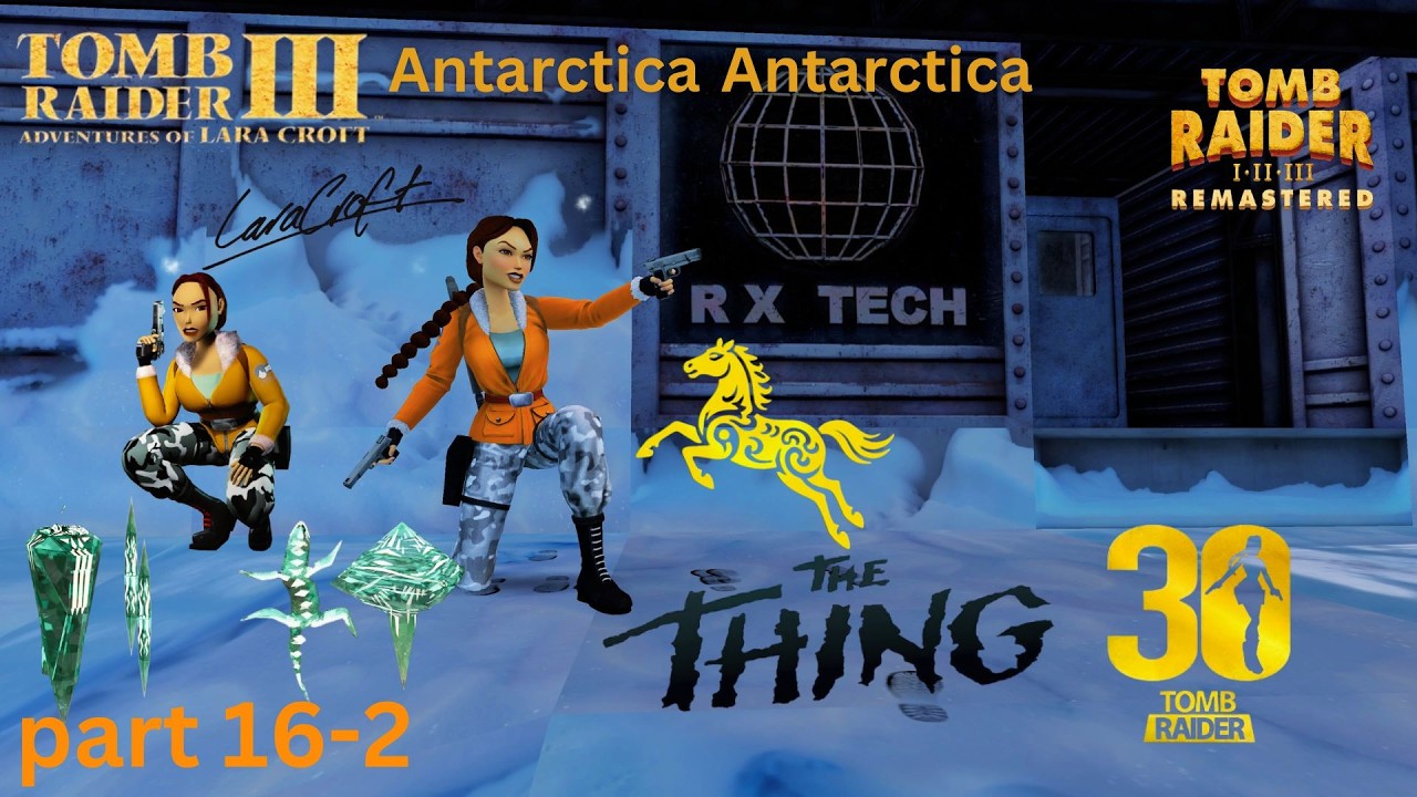 Tomb raider 3 Antarctica part 2 #laracroft #tombraider3 #tombraider30 #speem12 #coredesign