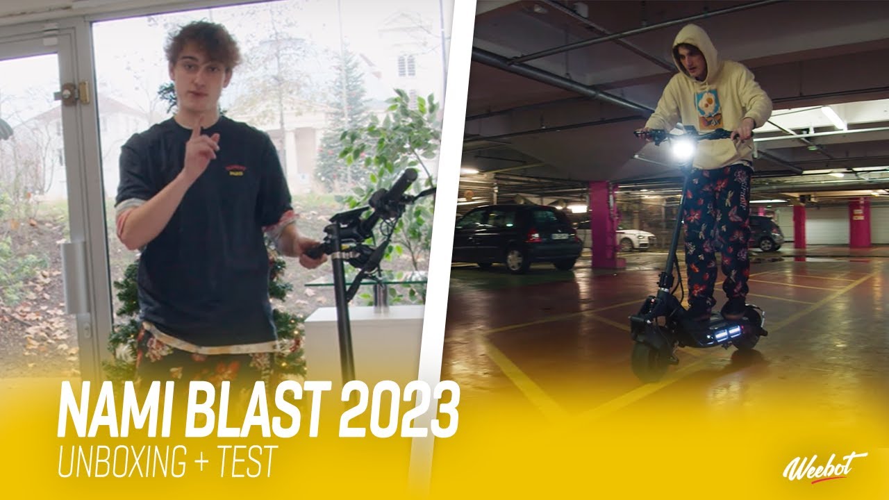 NOUVELLE NAMI BLAST 2023 : UNE TROTTINETTE ELECTRIQUE DE FOLIE !