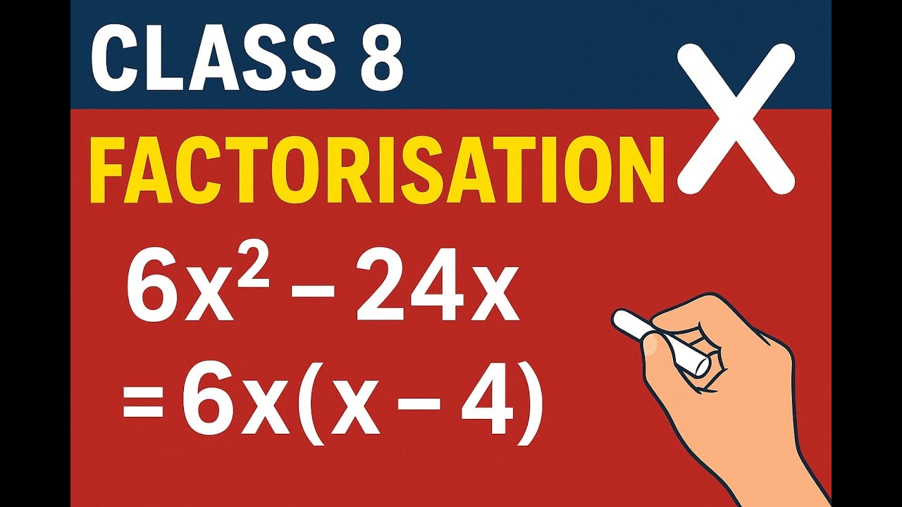 Factorisation  Class 8th part 1
