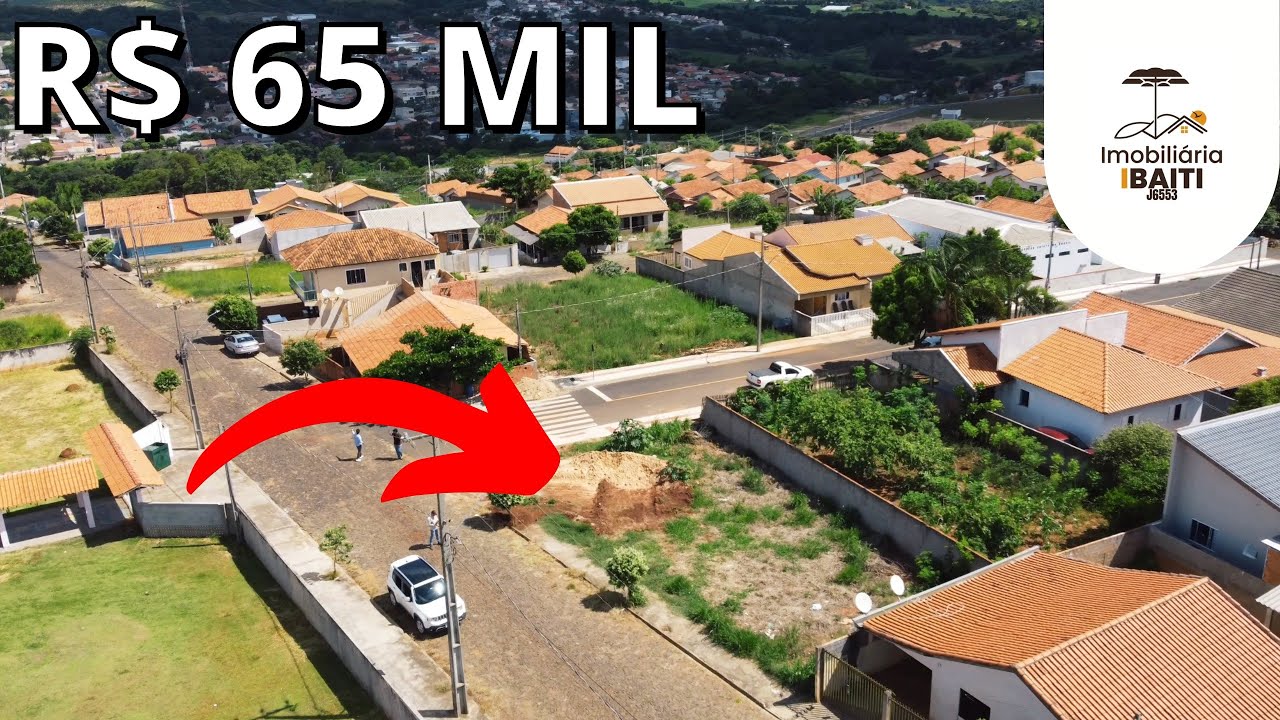 LOTE ESQUINA EM FRENTE A ESCOLA IDEAL PARA COMERCIAL E CASA R$ 65 MIL- Código:2608