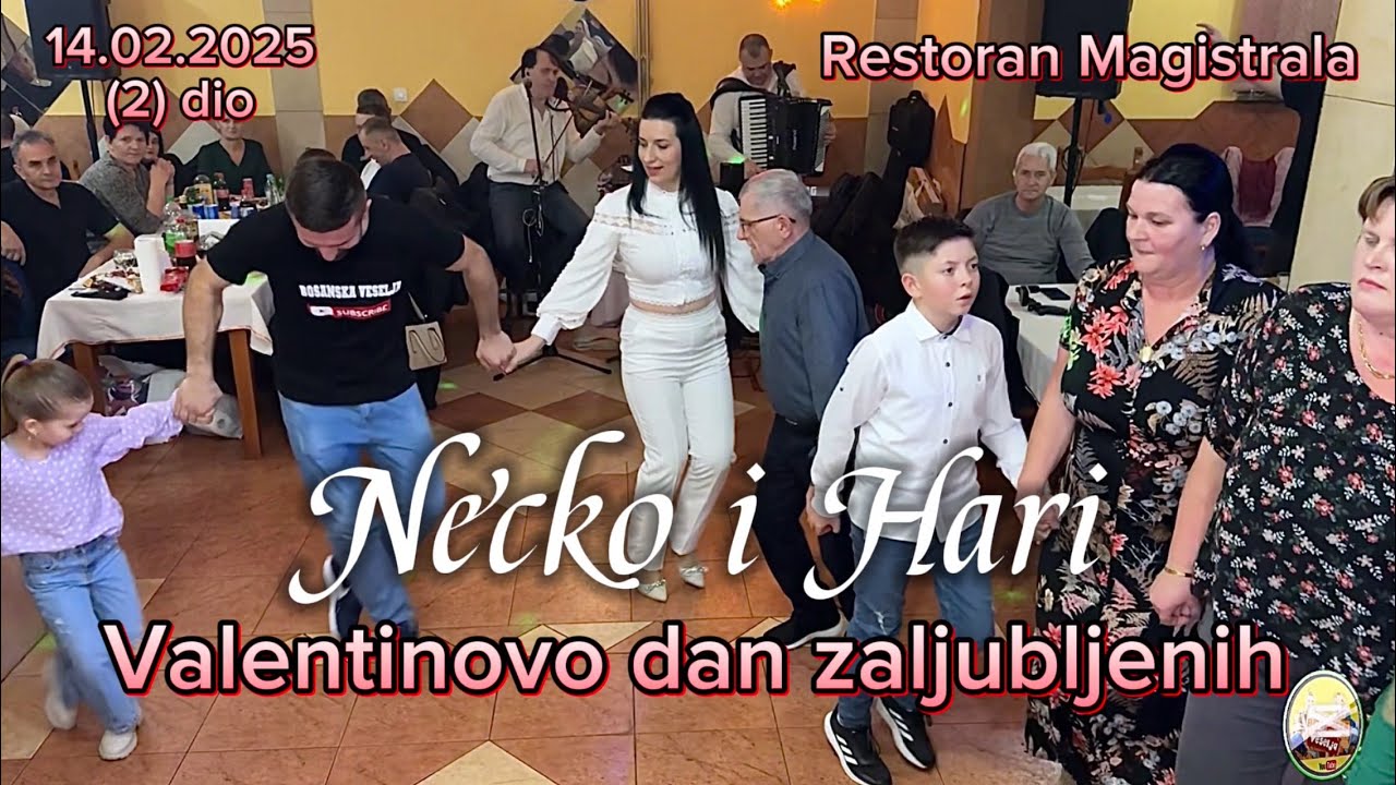 Valentinovo dan zaljubljenih 🌹🎊 Restoran Magistrala 🎹Necko i Hari /14.02.2025/
