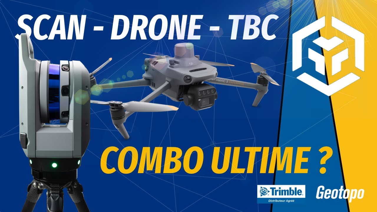 Scanner X9 - Drone DJI3E - TBC et 4 Nico