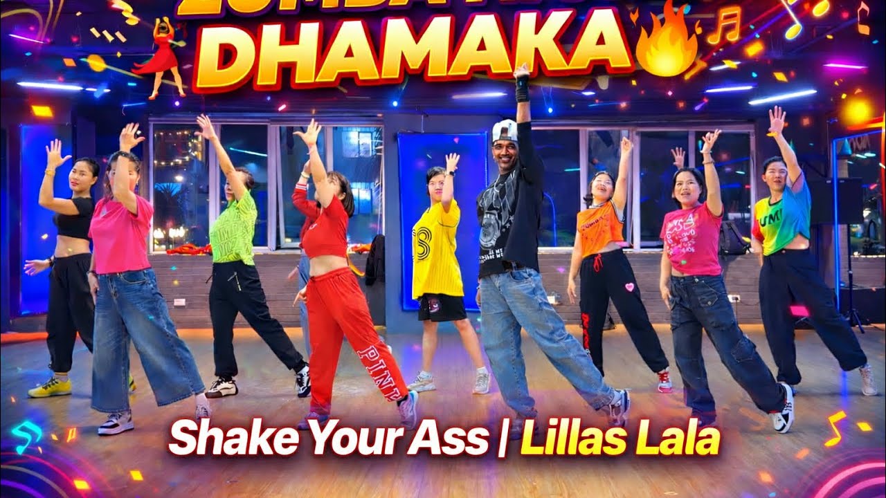 Shake Your Ass | Lillas Lala | Zumba Fitness Choreography Zinpawan Dancefitness Workout Ai Music 