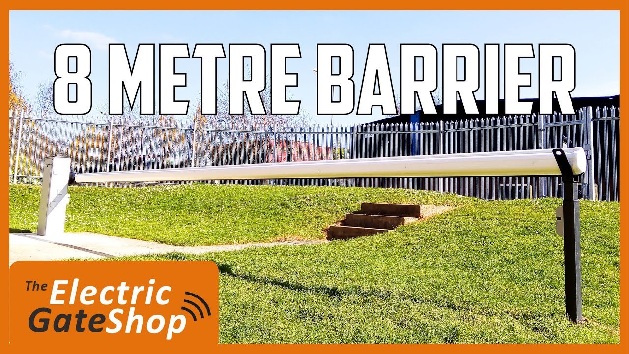 The 8m Brushless Electric Car Park Automated Barrier from Roger Technology
