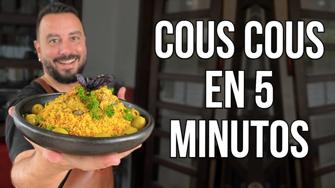 ¡¿CÓMO HACER COUS COUS CON SOLO 4 INGREDIENTES?! | RECETA CUSCÚS