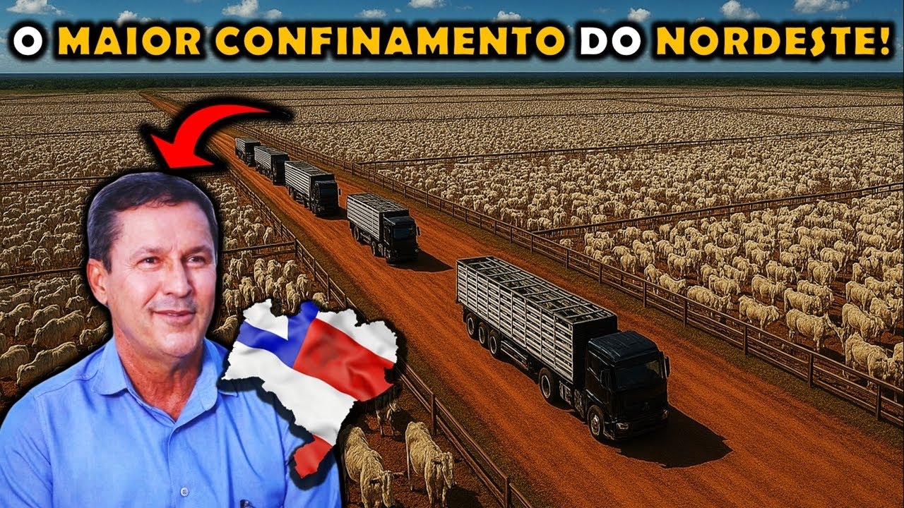 ELE Comanda o MAIOR CONFINAMENTO de GADO de CORTE do NORDESTE
