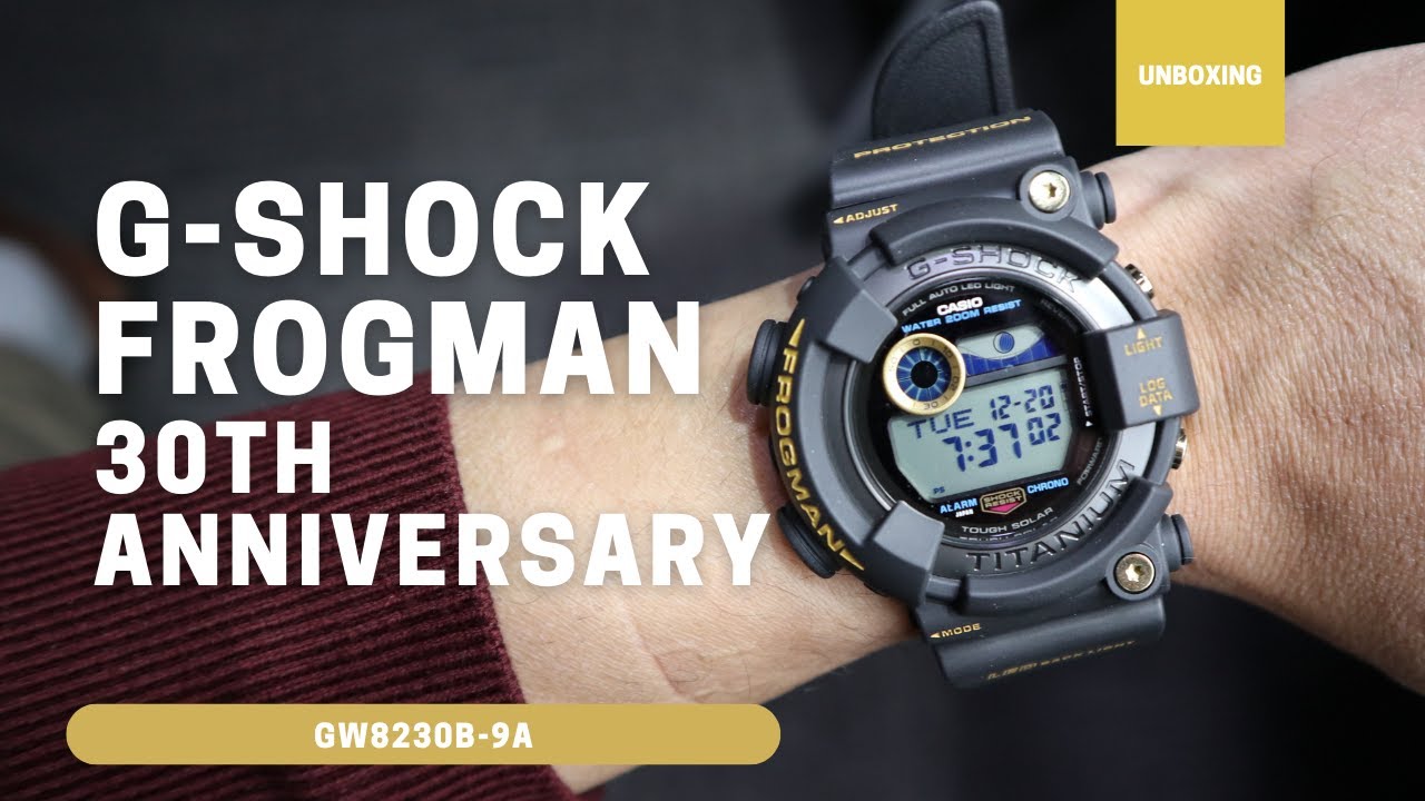 Unboxing G-Shock Titanium Frogman 30th Anniversary GW8230B-9A