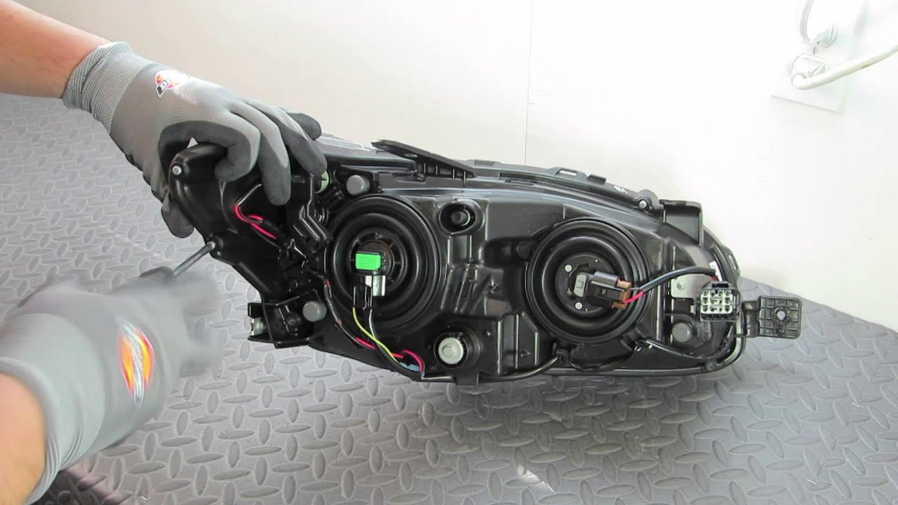 15+ WRX&STI "C" shape light with DRL harness ( step 2)