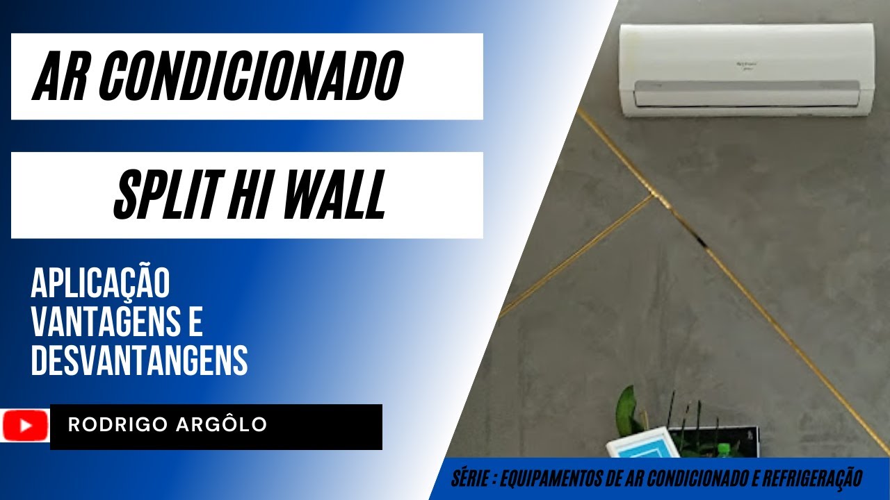 Ar Condicionado Split Hi Wall | Rodrigo Arg&ocirc;lo
