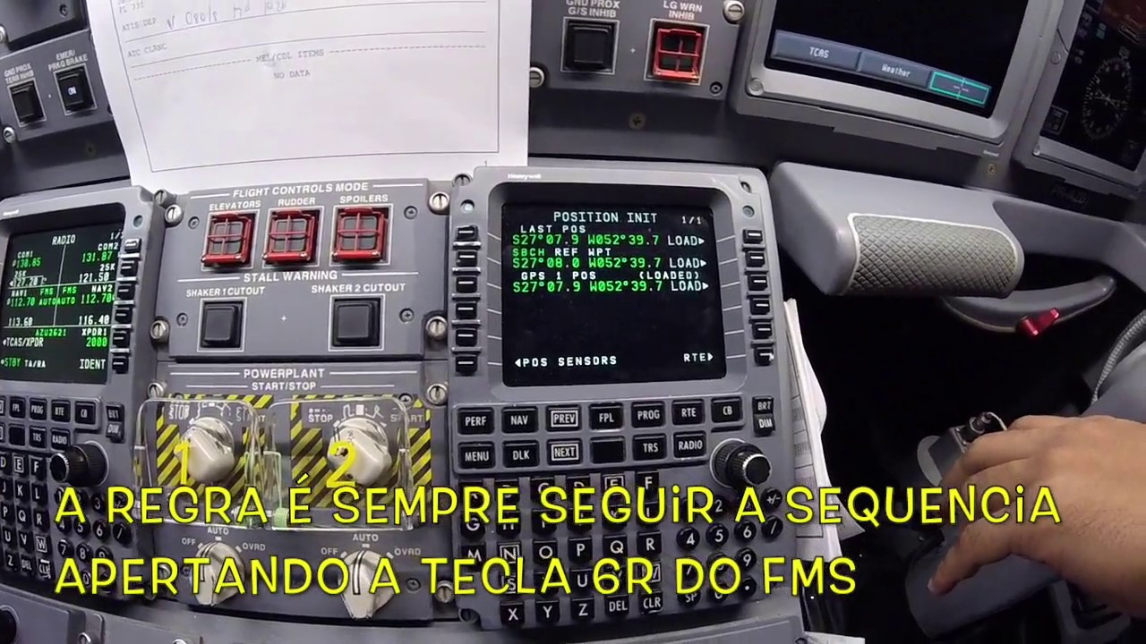 Como preencher o FMS do EMB 195