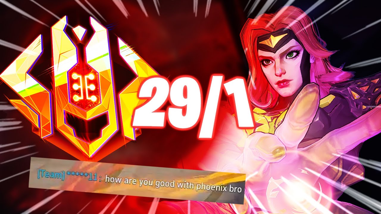BEST Phoenix in CELESTIAL goes 29/1 | Marvel Rivals