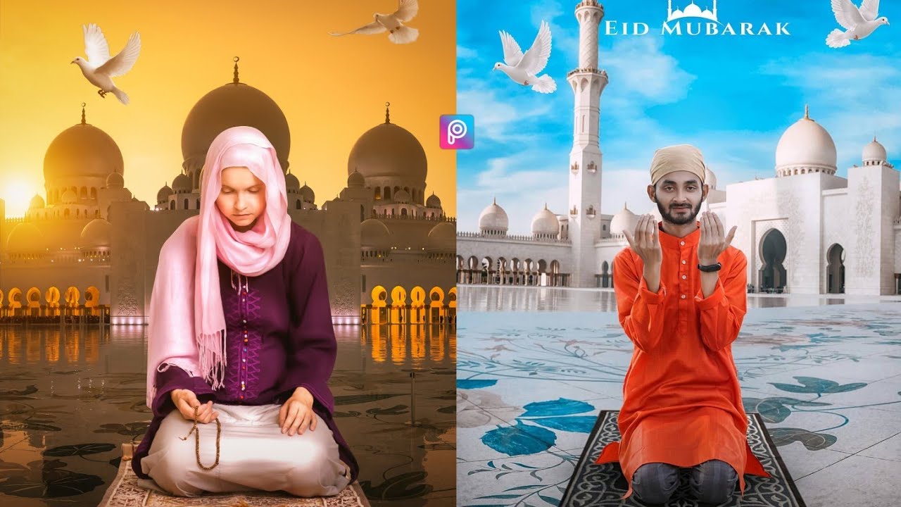 PicsArt RAMZAN EID CONCEPT Photo Editing Tutorial in Picsart Step by Step in - VID EDITZZZZ