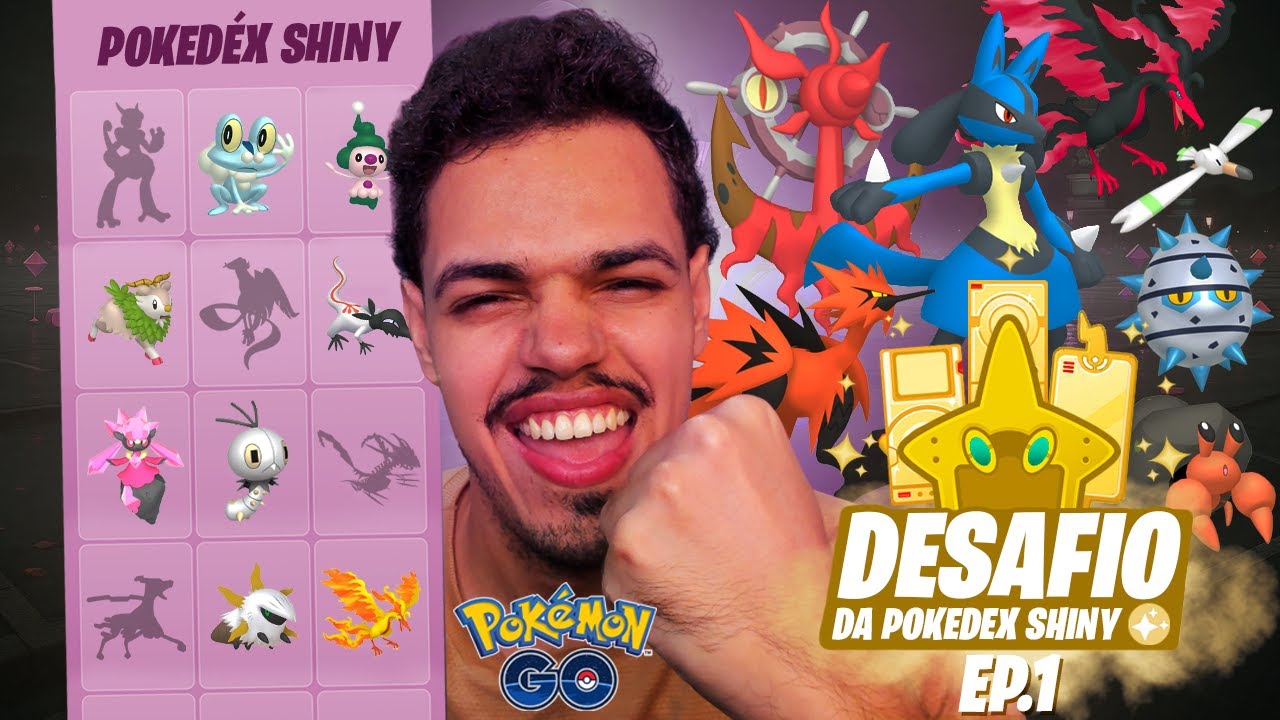 DESAFIO DA POKÉDEX SHINY ESTÁ DE VOLTA - O FARM MAIS INTENSO QUE JÁ FIZ NO POKÉMON GO! EP.1