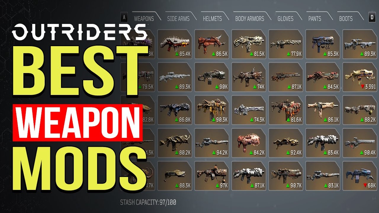 Outriders | BEST Weapon Mods Guide