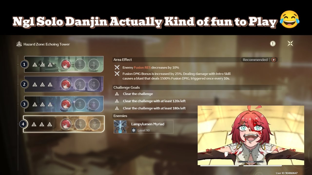 Ngl Solo Danjin Actually Kind of fun to Play.. I might try another Solo Danjin Challenge.. 😂