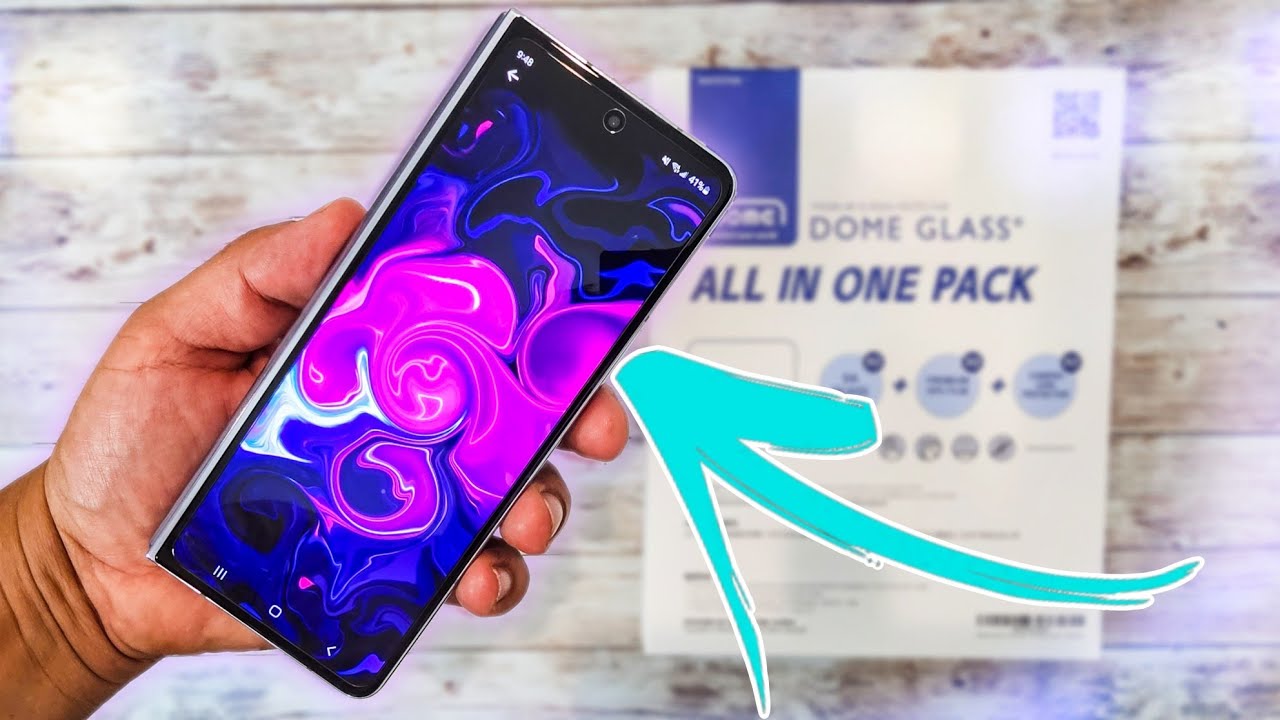 Samsung Galaxy Z Fold 5 Whitestone Dome Glass EA Glass Install & Review
