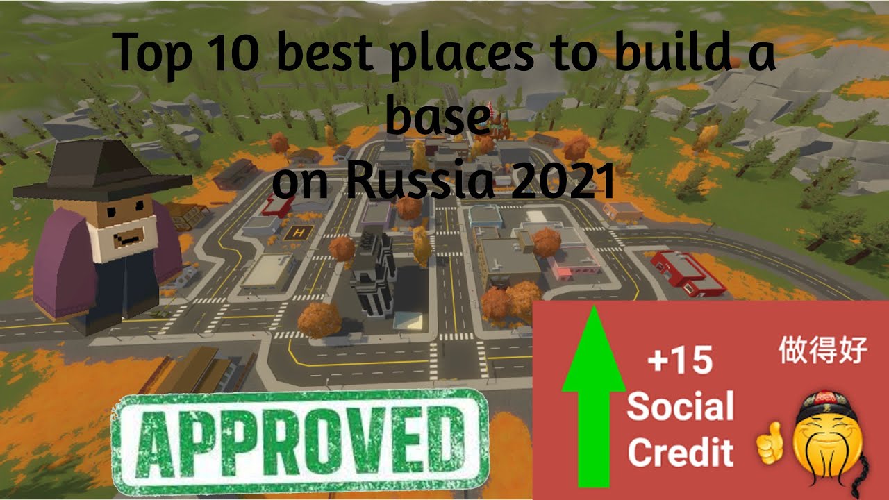 Unturned:Top 10 best locations to build a base in Russia 2021