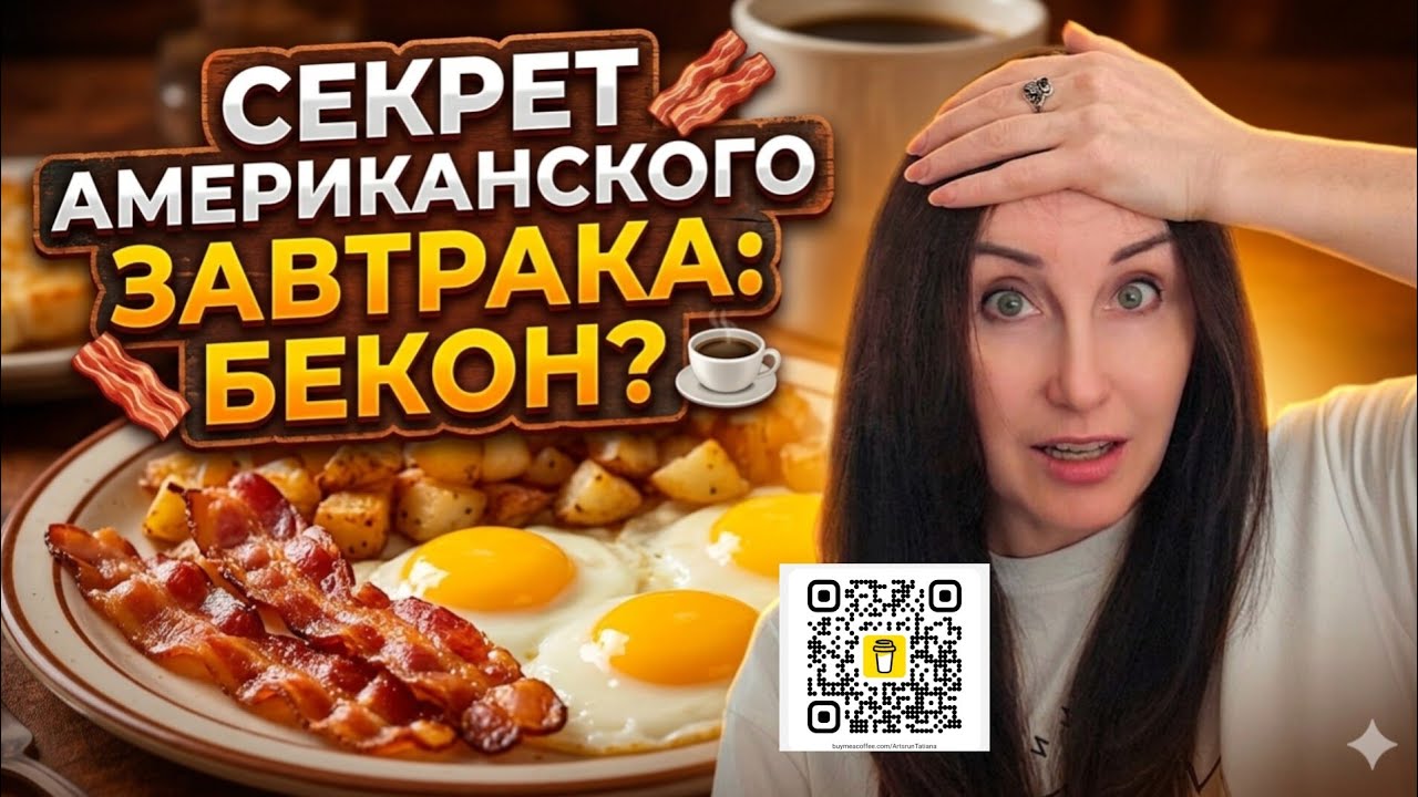 Секрет ЗАВТРАКА в США 🥓 Почему все едят Бекон? Why America Loves BACON 🥓 The Secret Story #vlog